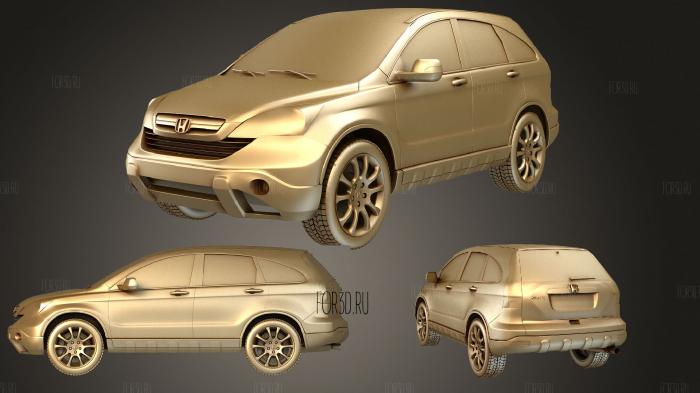 Honda CRV 2010 stl model for CNC